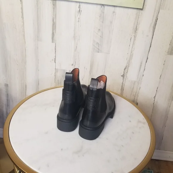 COACH Lyden Leather Bootie Black - Picture 4 of 7